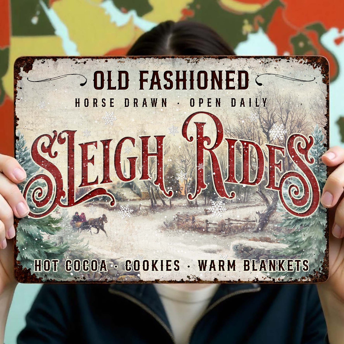 Old Fashioned Sleigh Rides Horse Drawn Hot Cocoa