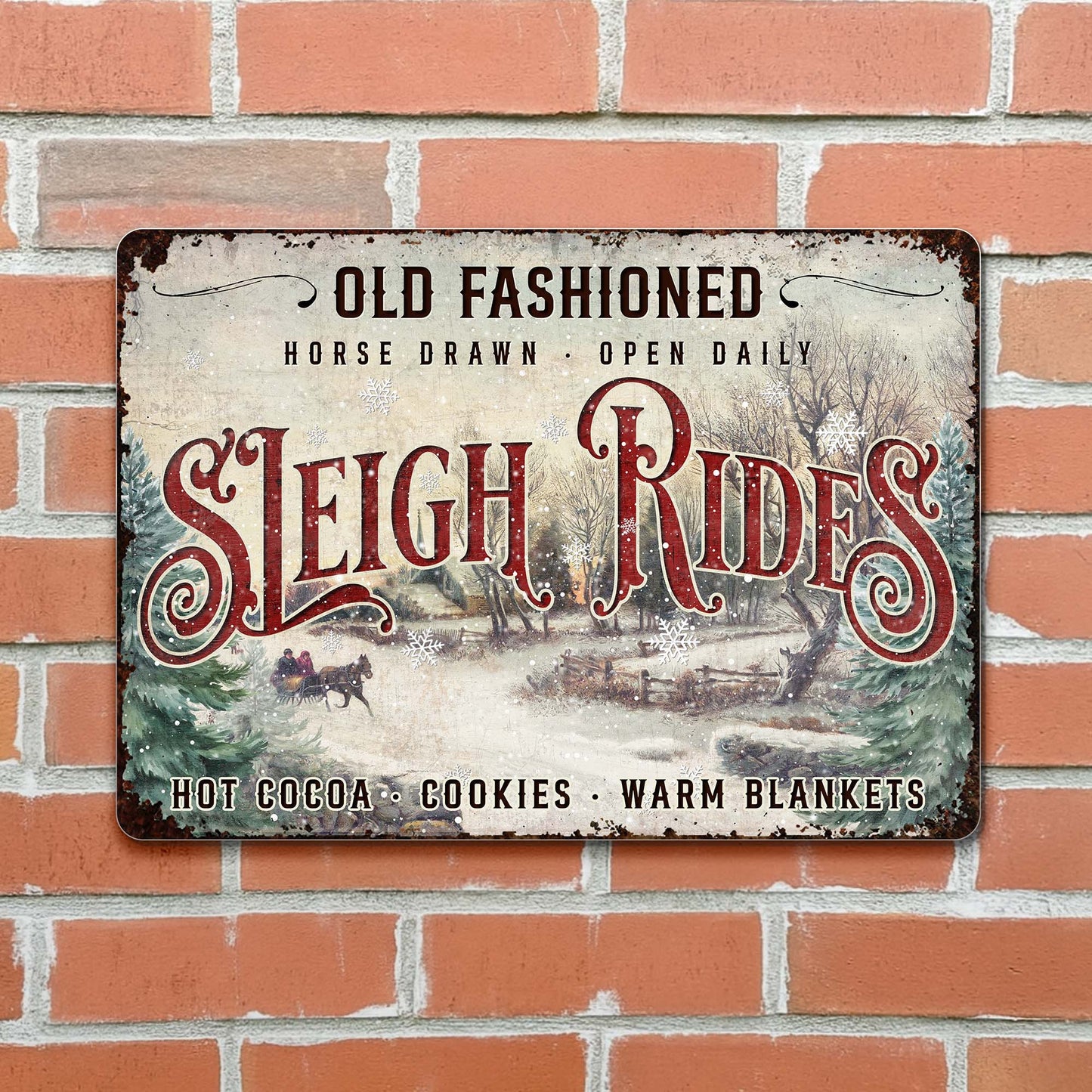 Old Fashioned Sleigh Rides Horse Drawn Hot Cocoa