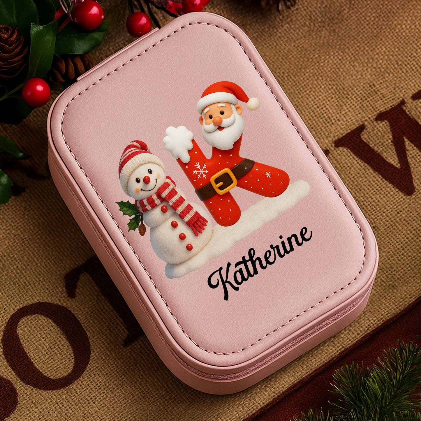 Create A Magical Holiday Moment With Santa Claus And Snowman