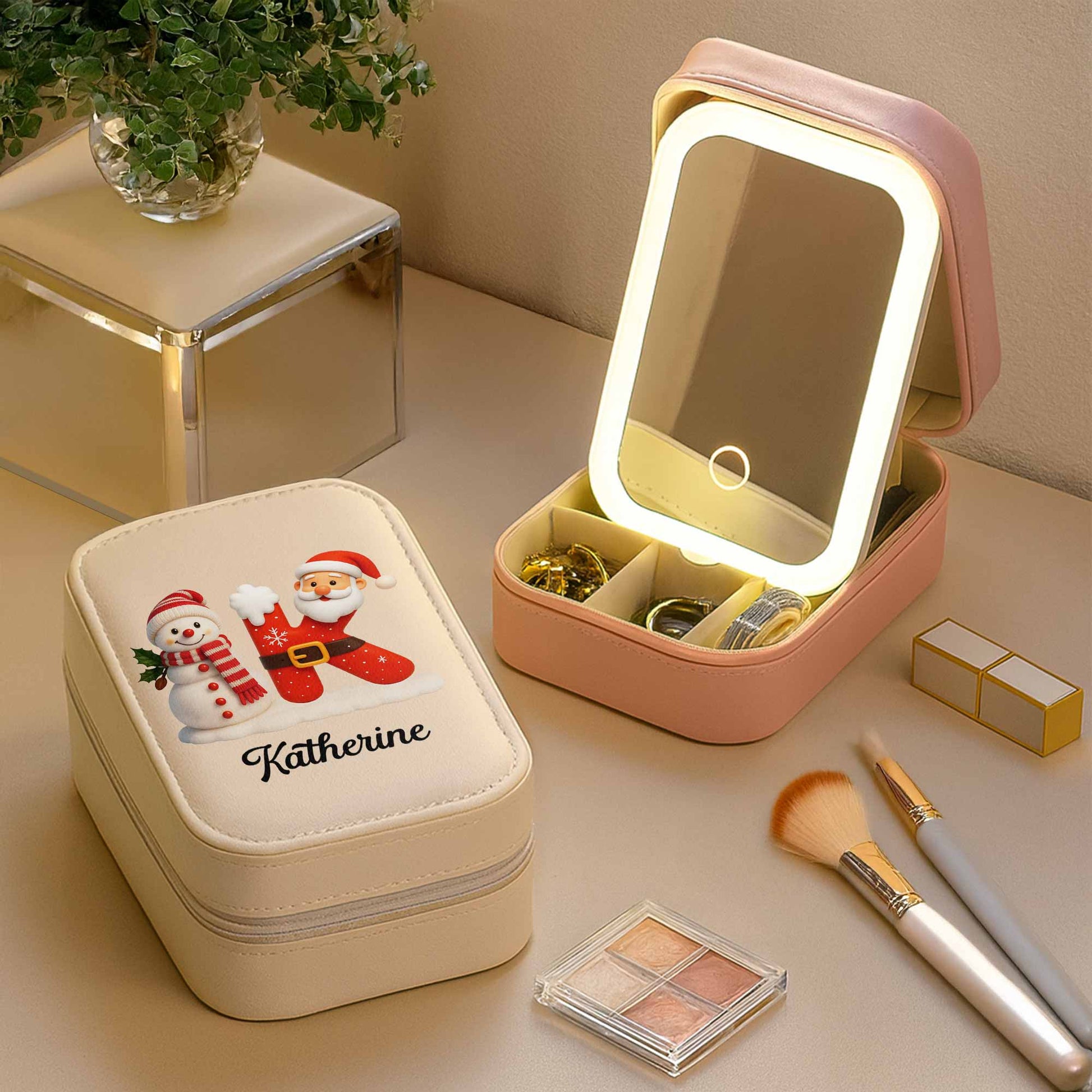 Create A Magical Holiday Moment With Santa Claus And Snowman