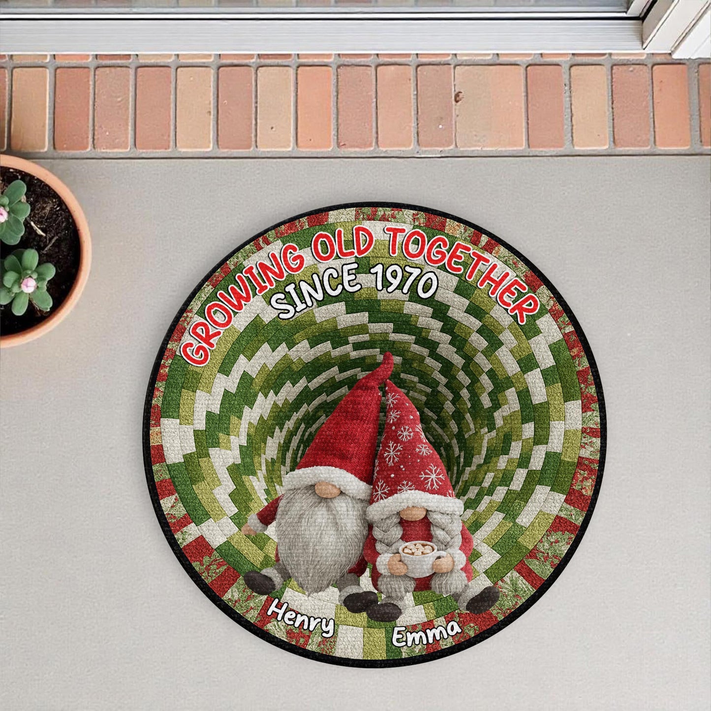 Growing Old Together, Gnomes And Christmas Patterns