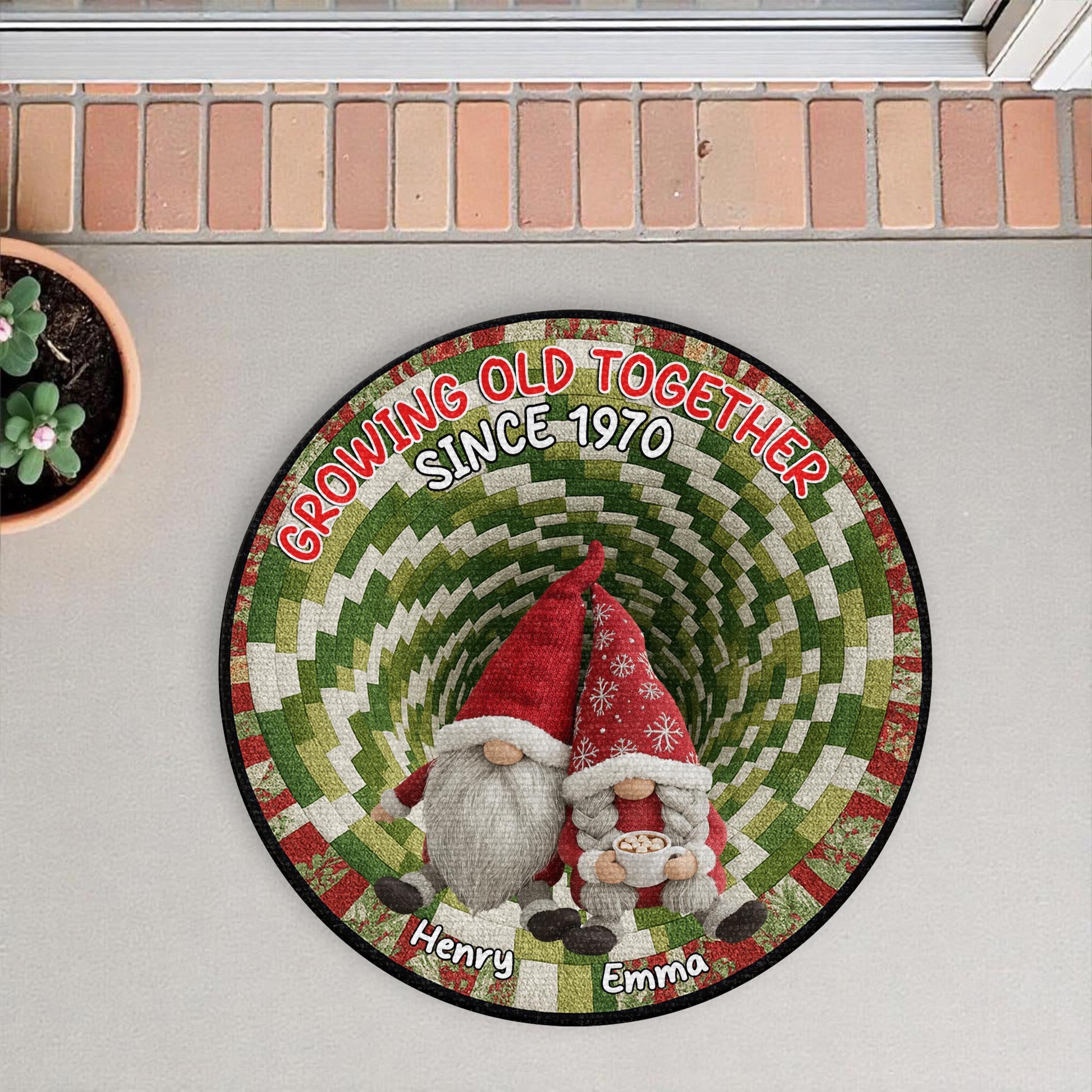 Growing Old Together, Gnomes And Christmas Patterns