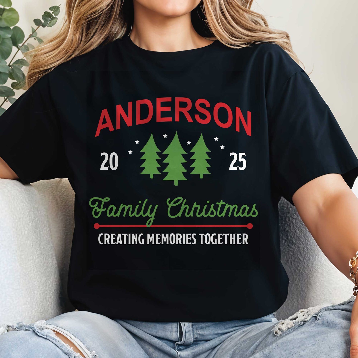 Family Christmas, Creating Memories Together, Christmas Trees