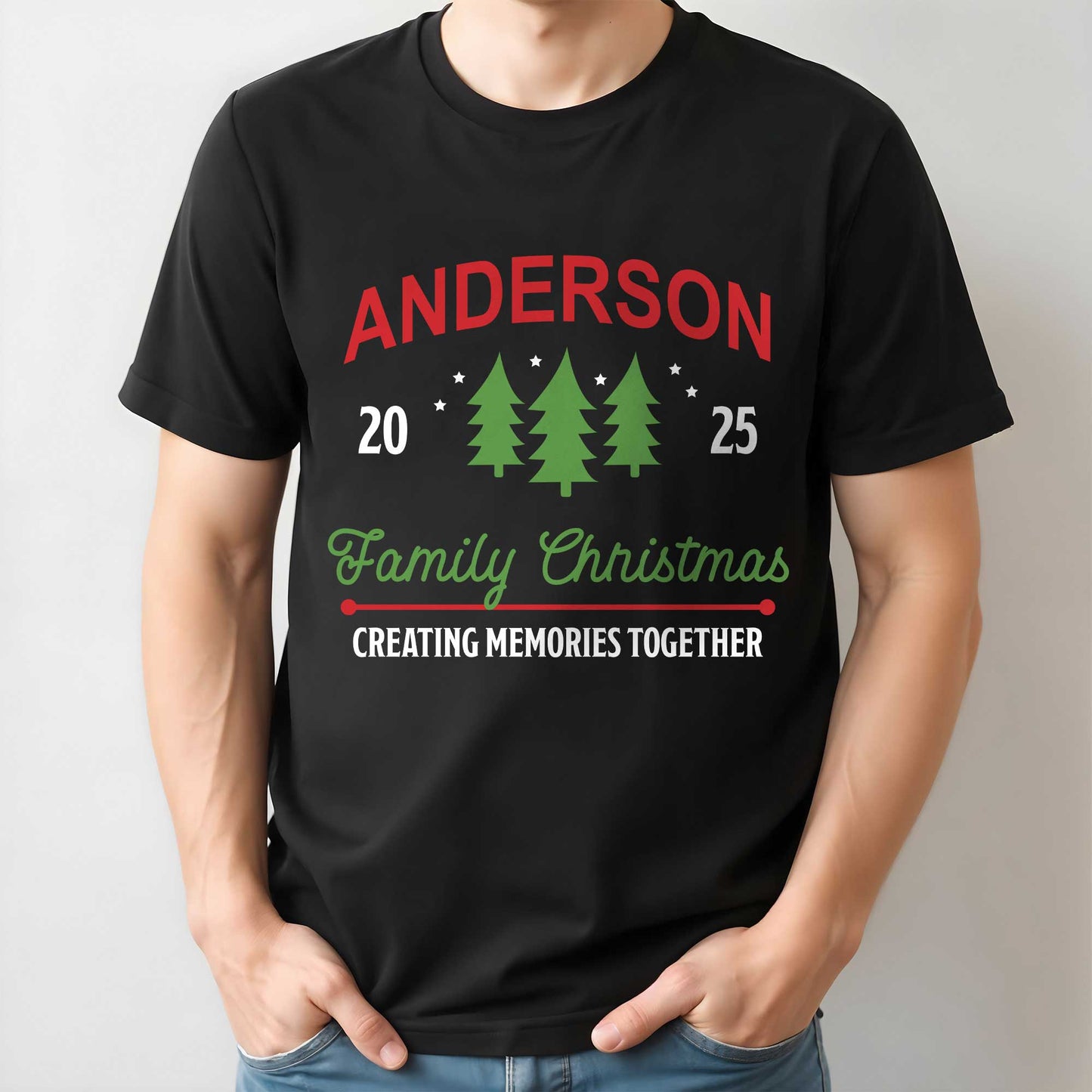 Family Christmas, Creating Memories Together, Christmas Trees