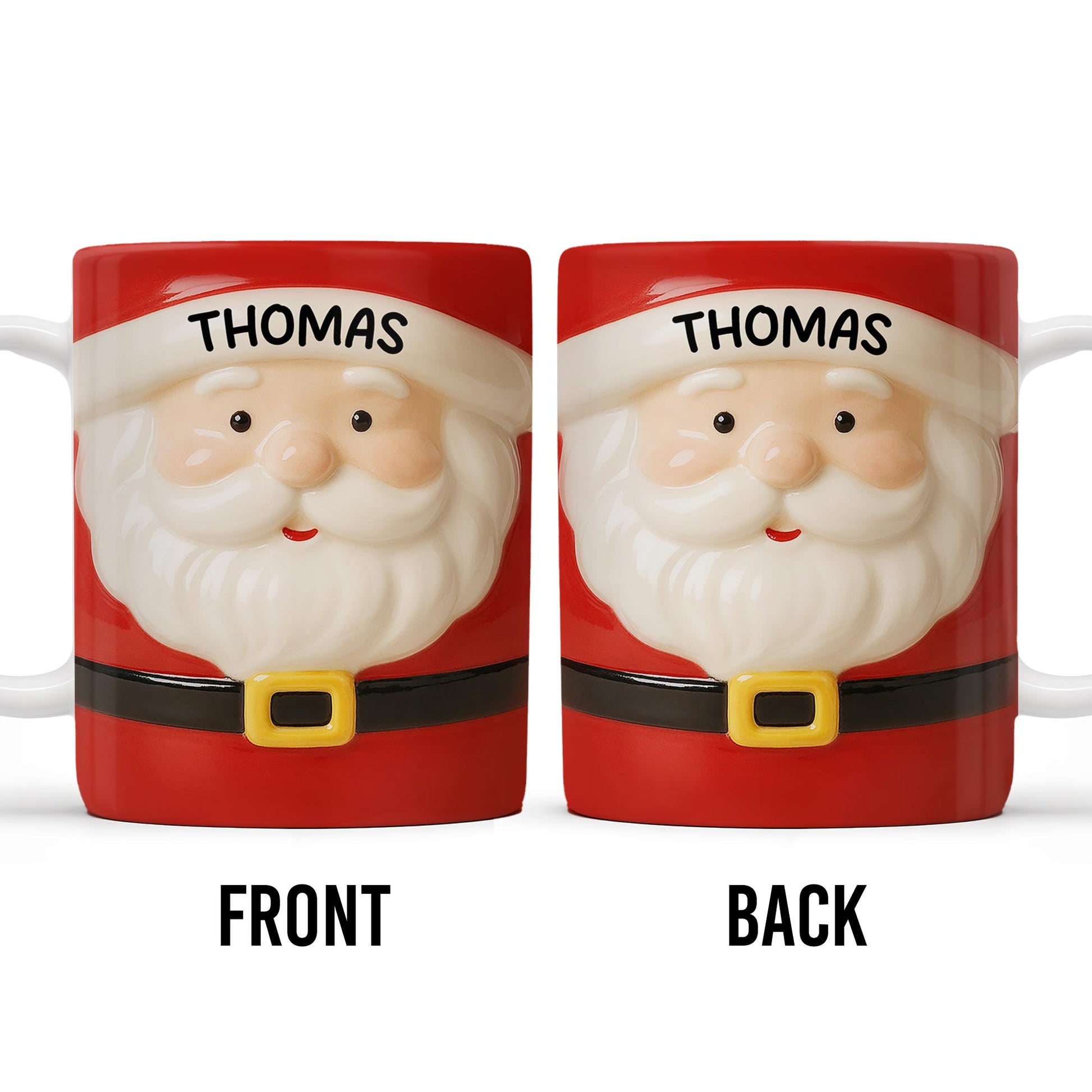 Celebrates Christmas With A Cheerful Santa Design