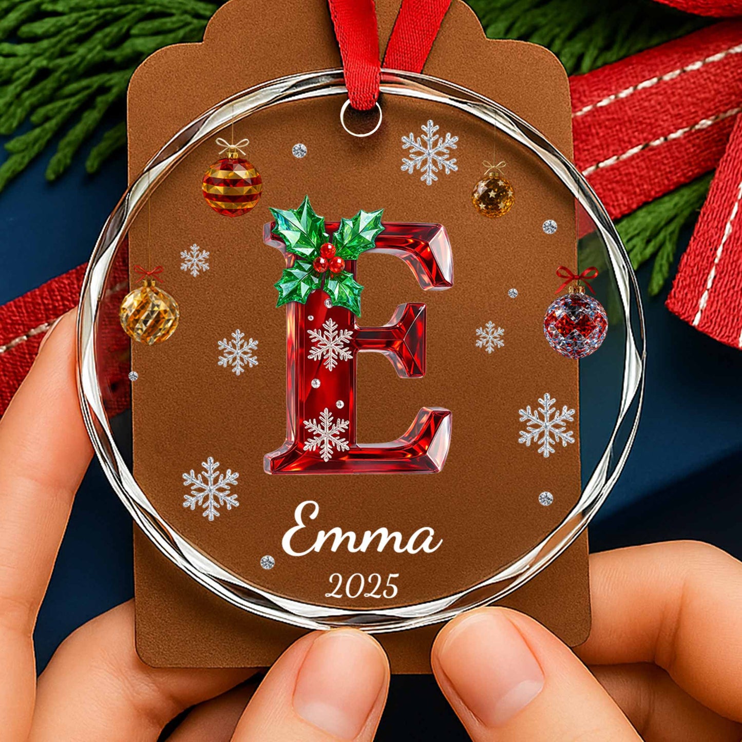 Celebrate A Special Holiday Season With Festive Holly And Snowflakes