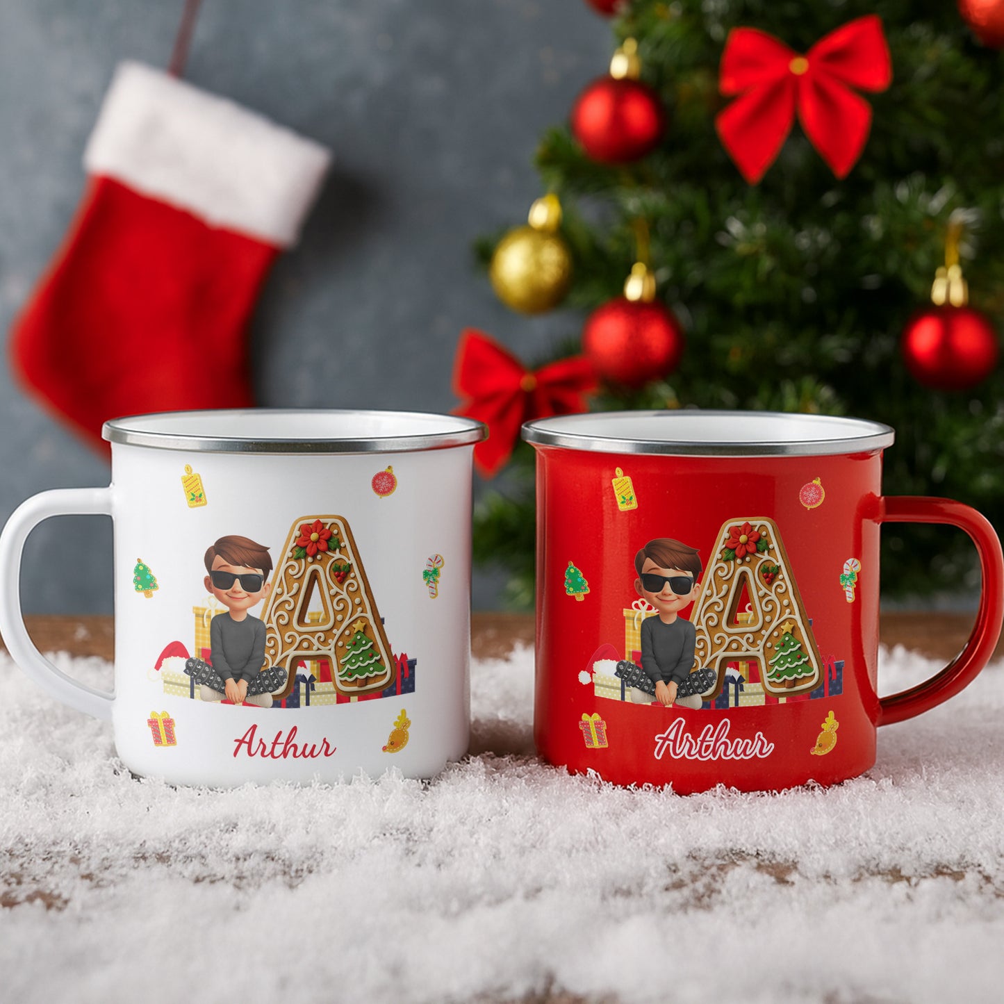 Celebrate Festive Season With Gingerbread House And Christmas Tree