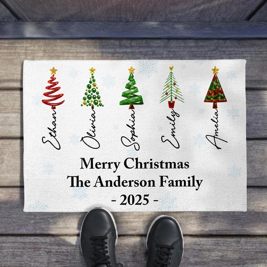 Merry Christmas The Anderson Family Christmas Trees