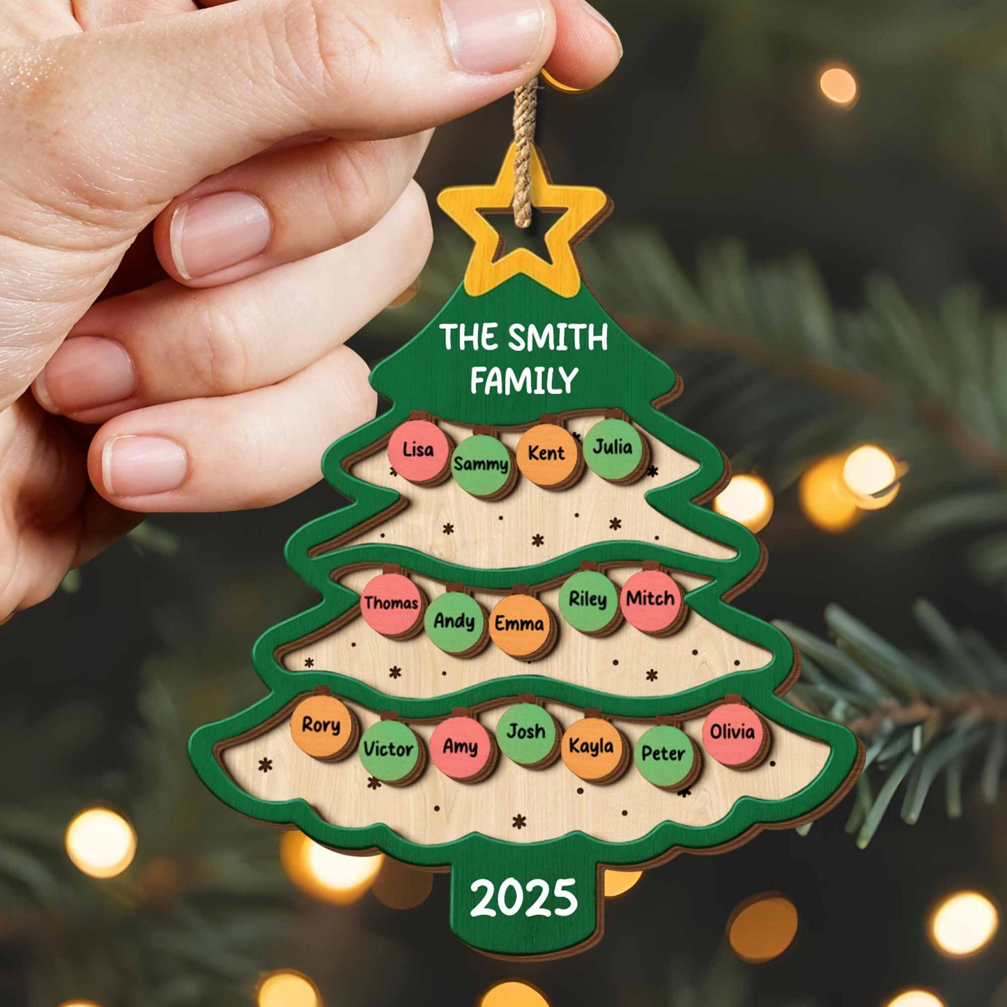 Celebrate Your Family With A Christmas Tree Ornament
