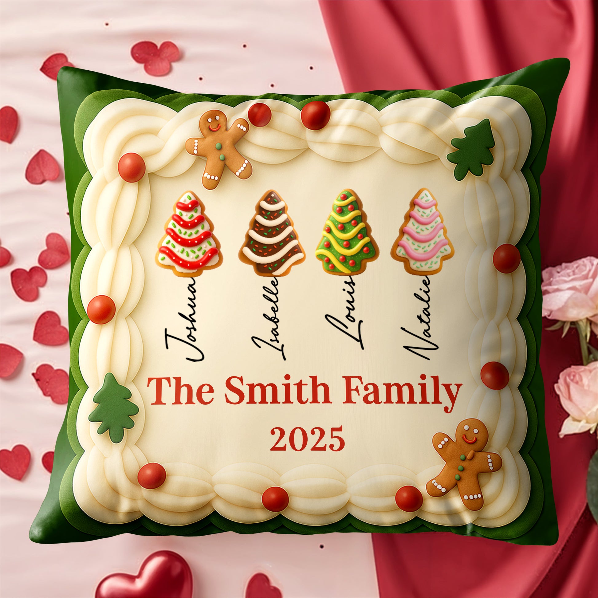 Personalize Your Family Christmas With Gingerbread And Trees