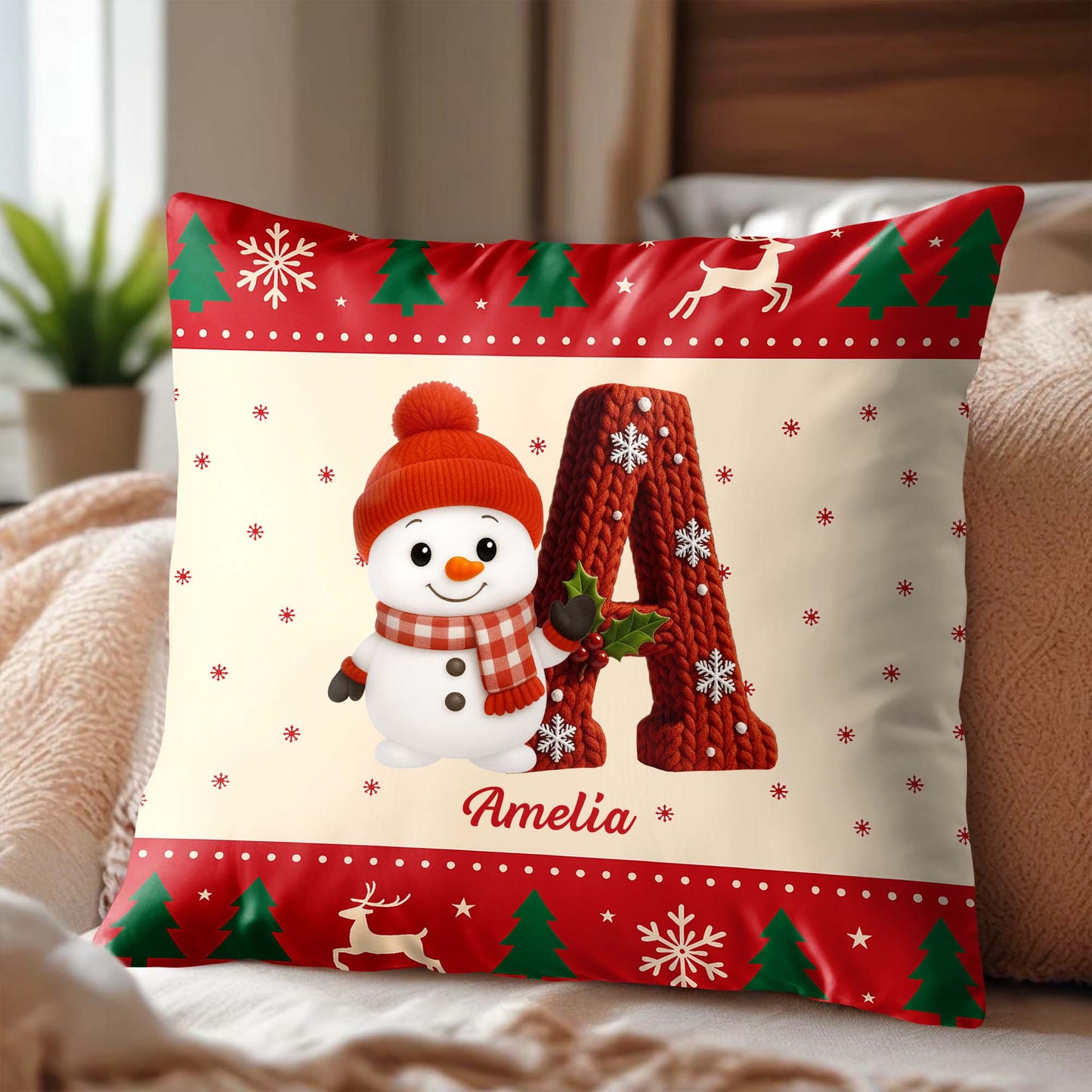 Celebrate The Warmth Of The Season With Snowman And Holiday Trees