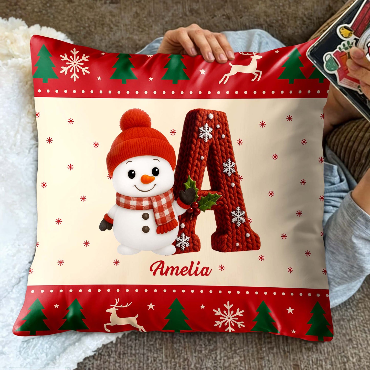 Celebrate The Warmth Of The Season With Snowman And Holiday Trees