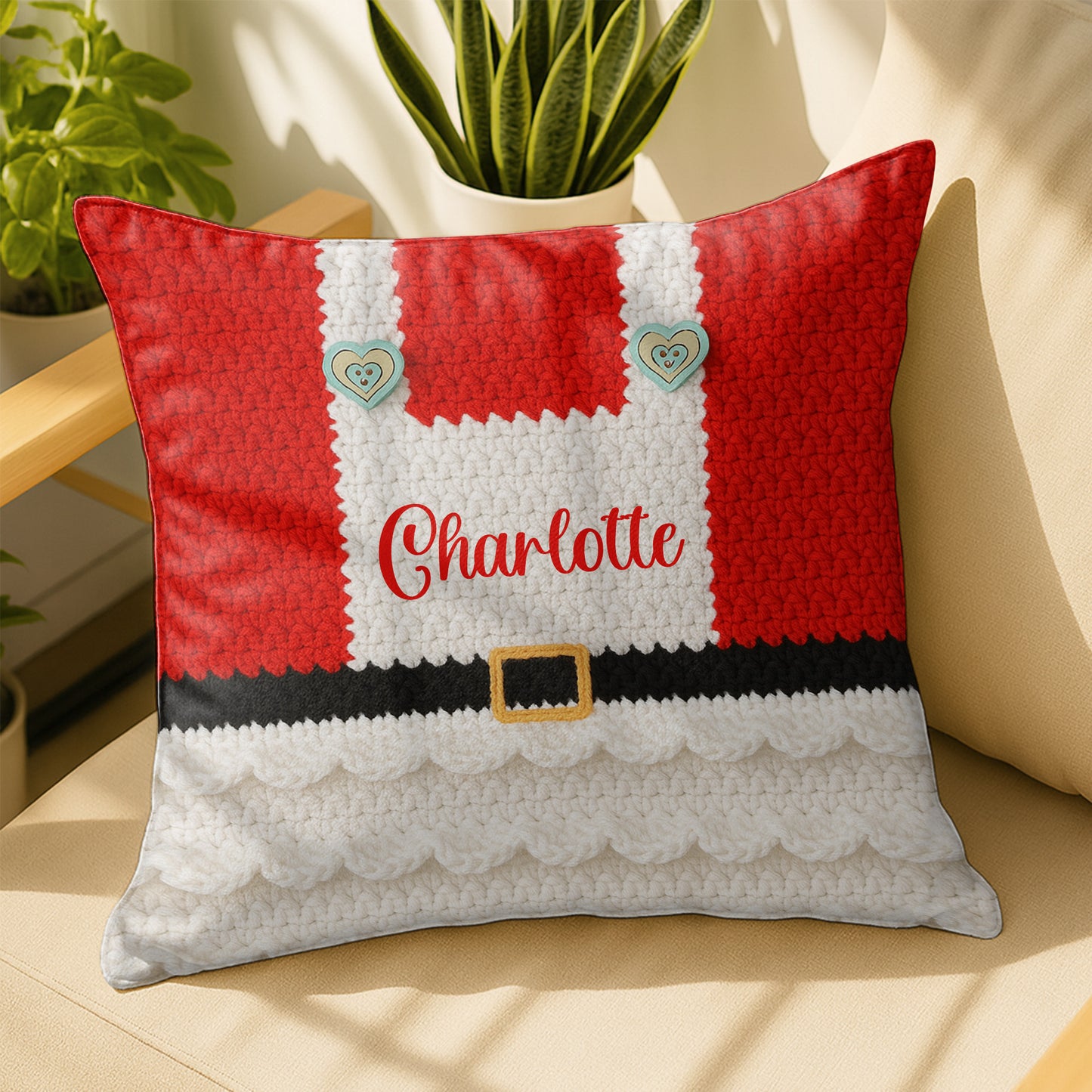 Cozy Santa Suit Design Festive Holiday Decor