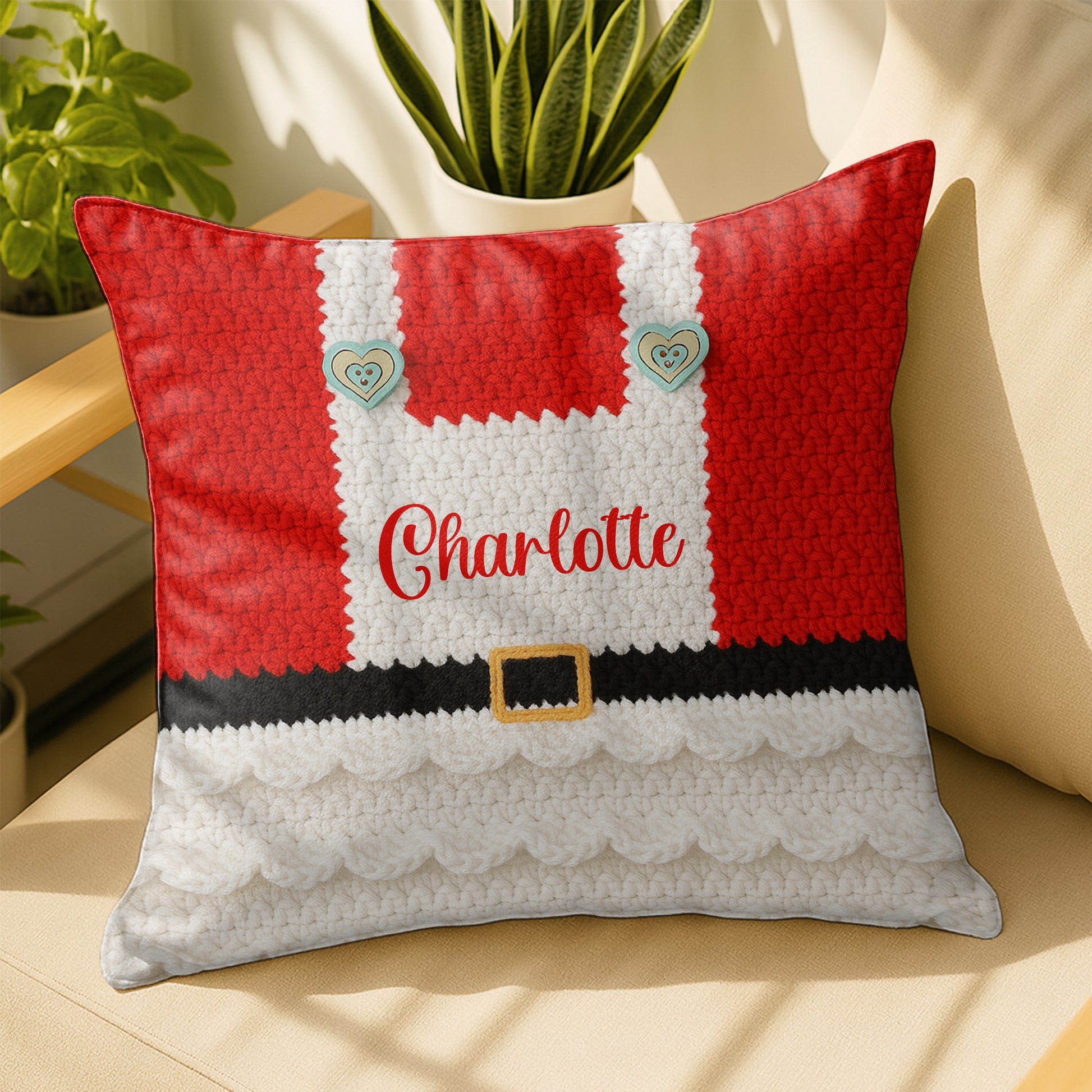 Cozy Santa Suit Design Festive Holiday Decor