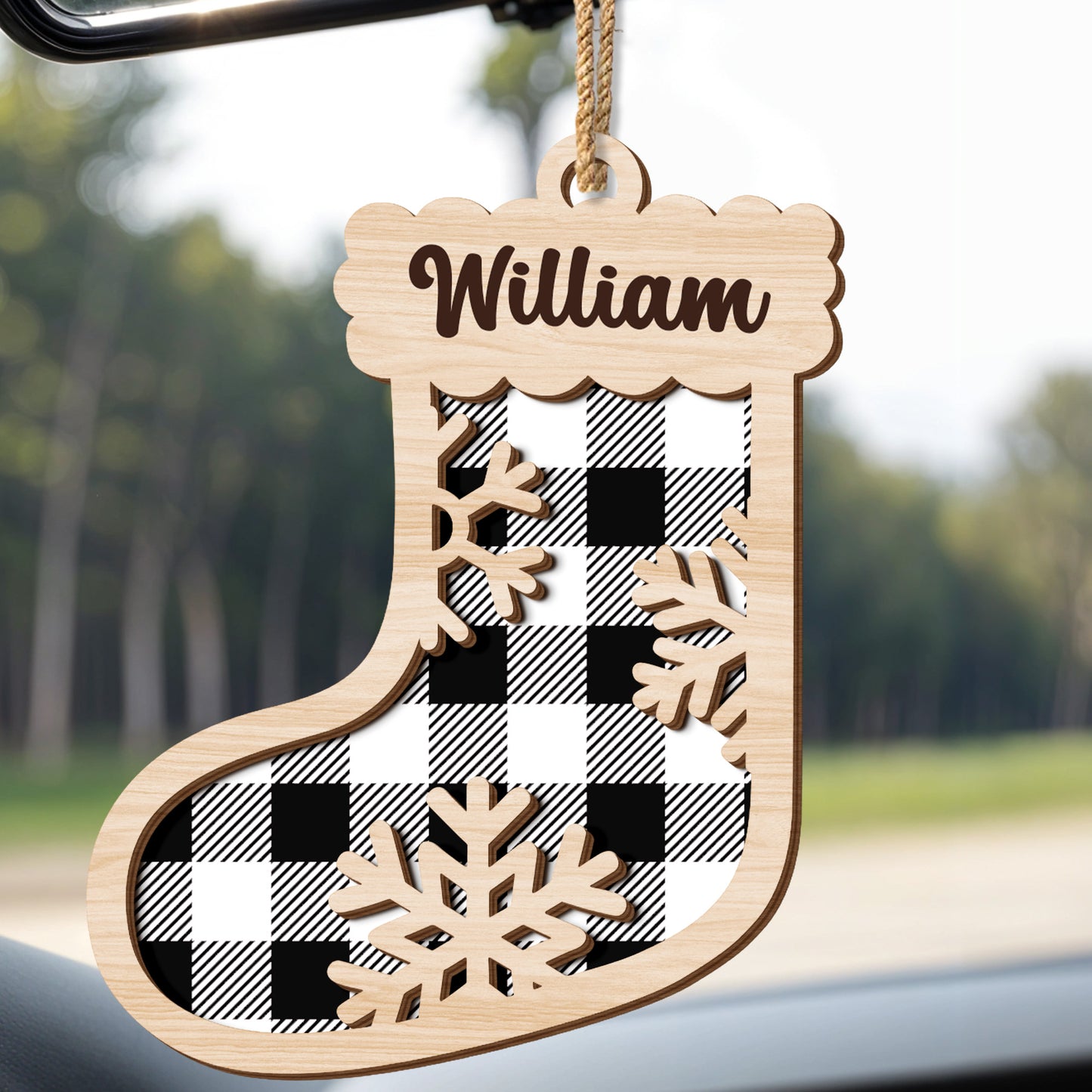 Snowflake Stocking Ornament