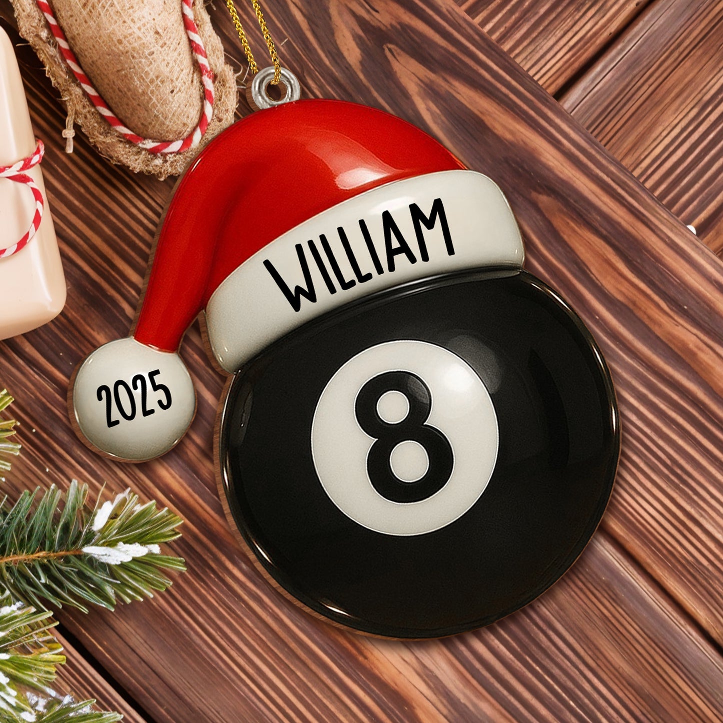 Celebrate Your Special Moments With a Personalized Tennis Ball - Personalized Custom Wood Ornament, Custom Shaped - SPORT021_WDO