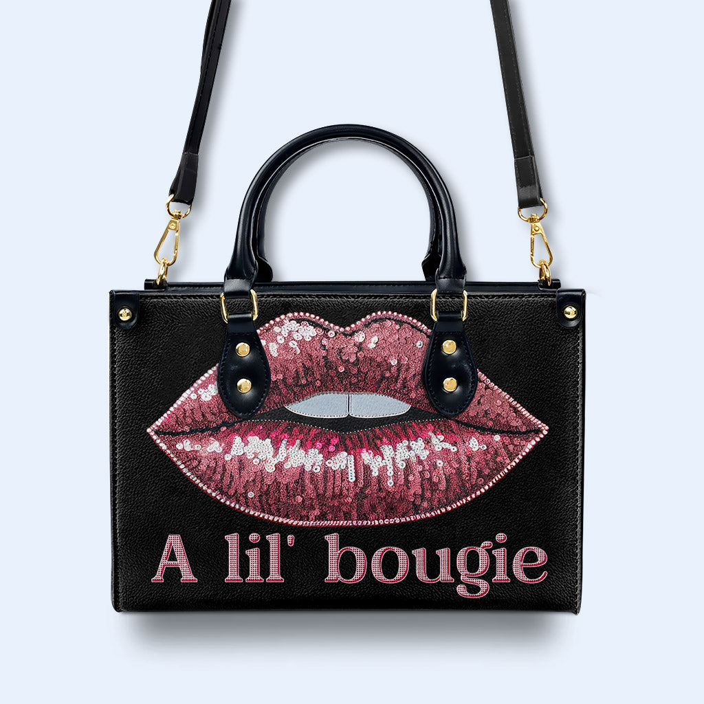 A Lil Bougie - Bolso de mano de cuero personalizado - bougie01