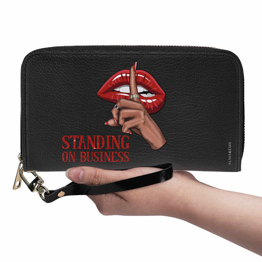 Standing On Business – Portefeuille en cuir pour femme – business01WL
