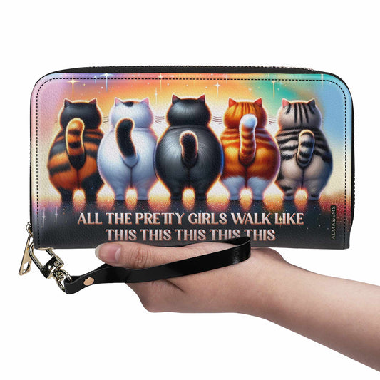 Portefeuille en cuir pour femme Catwalk - catwalk01WL