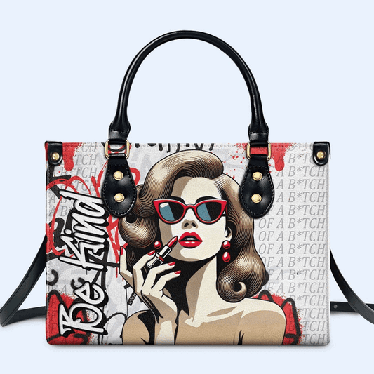 Sac à main tendance Be Kind Chic - Sac à main en cuir personnalisé - DG091_HB