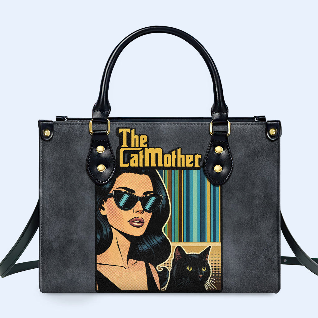 Personalice con arte y texto personalizados: su bolso de cuero exclusivo - QCUSTOM09
