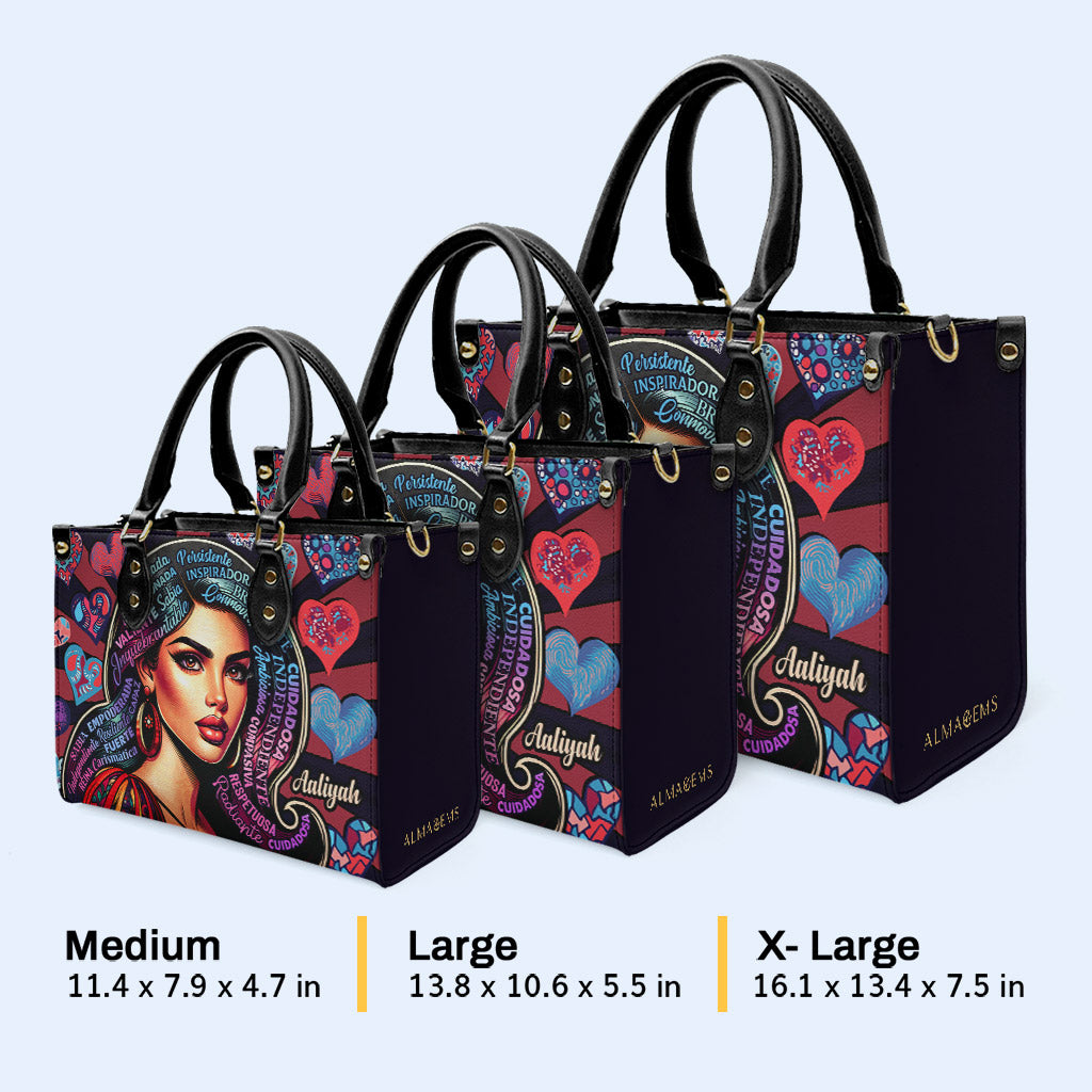Soja - Sac à main en cuir personnalisé - HG01