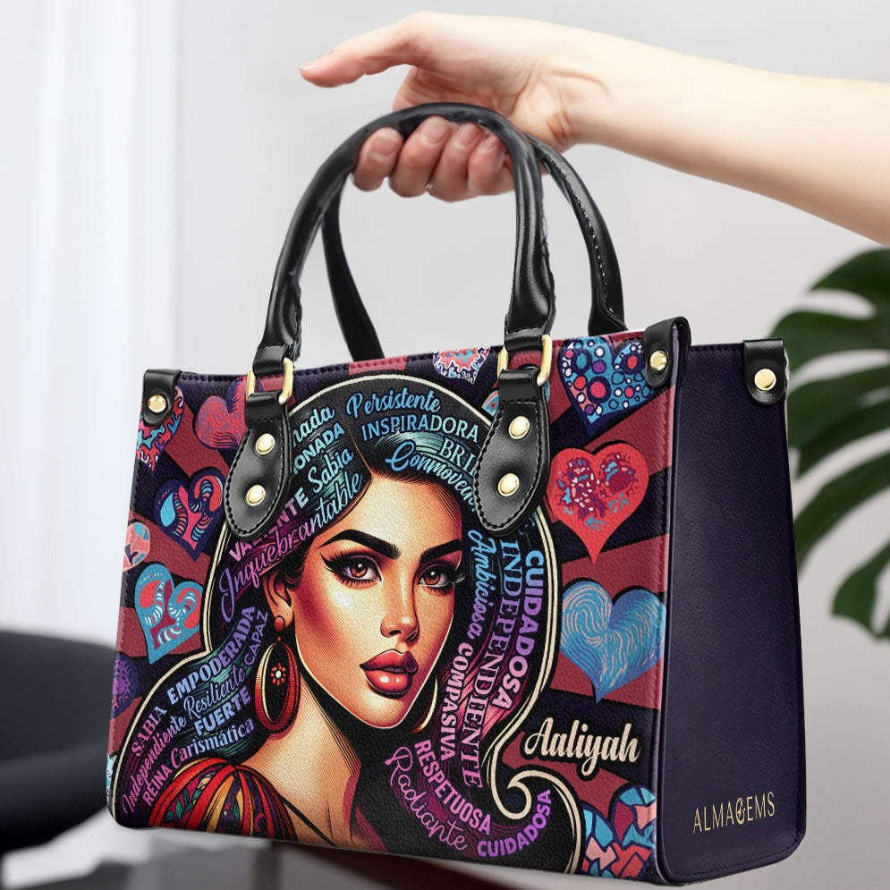 Soja - Sac à main en cuir personnalisé - HG01