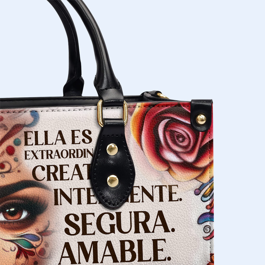 Ella Es - Bolso de mano de cuero personalizado - HG25