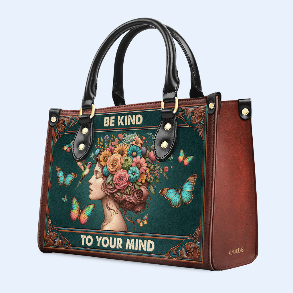 Soyez gentil - Colibri - Sac à main en cuir - hmb_bekind_3
