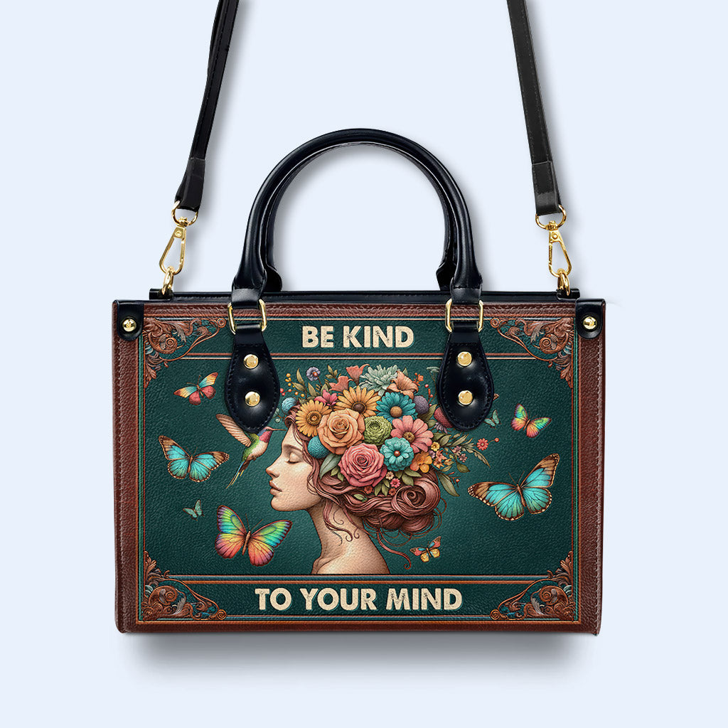 Soyez gentil - Colibri - Sac à main en cuir - hmb_bekind_3