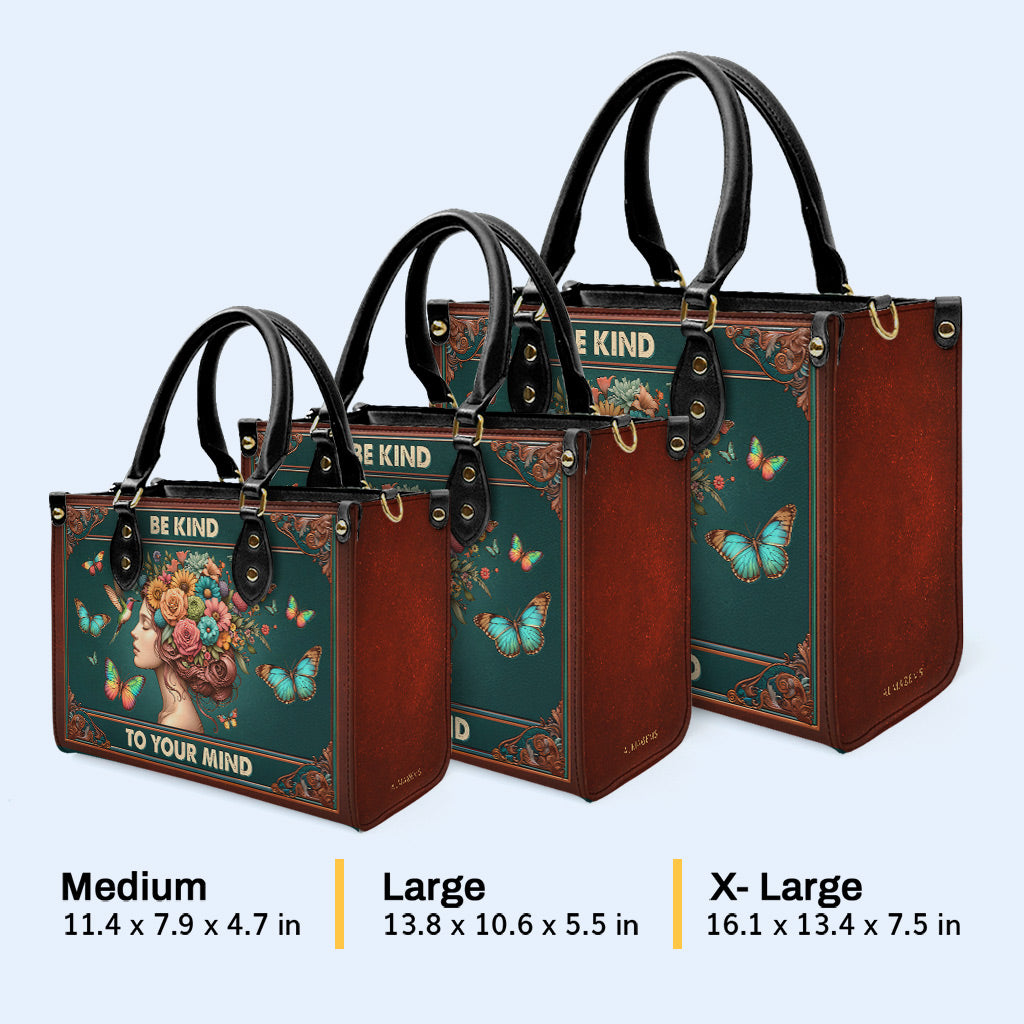 Soyez gentil - Colibri - Sac à main en cuir - hmb_bekind_3