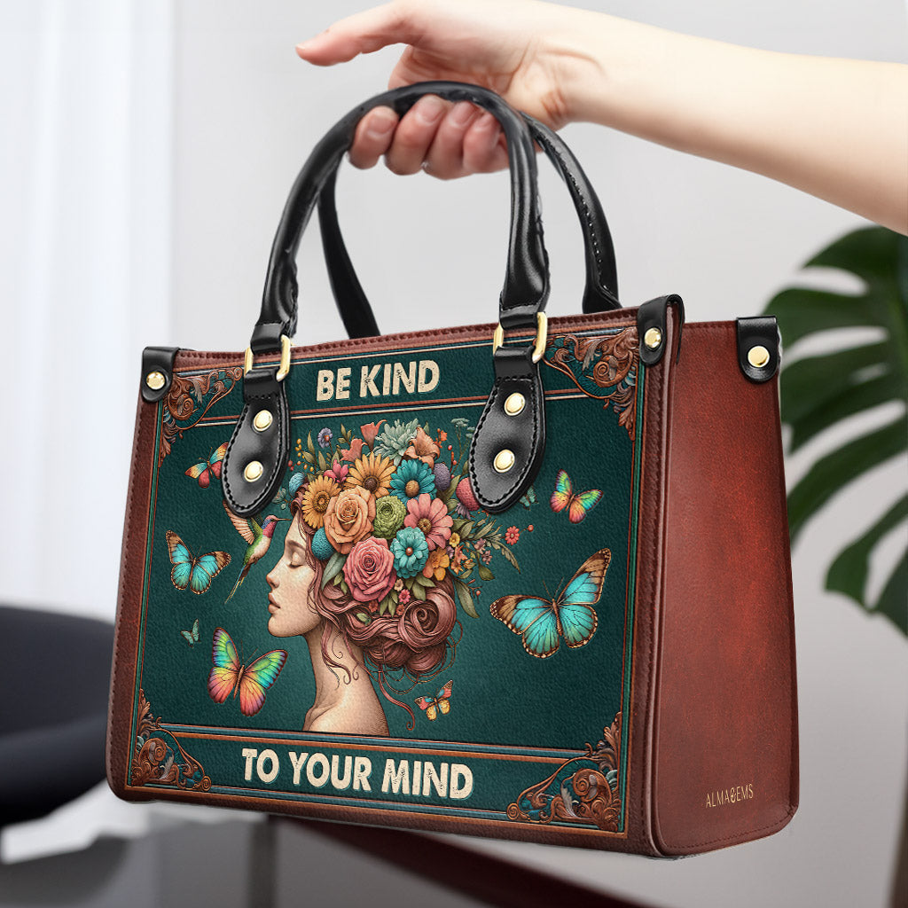 Soyez gentil - Colibri - Sac à main en cuir - hmb_bekind_3