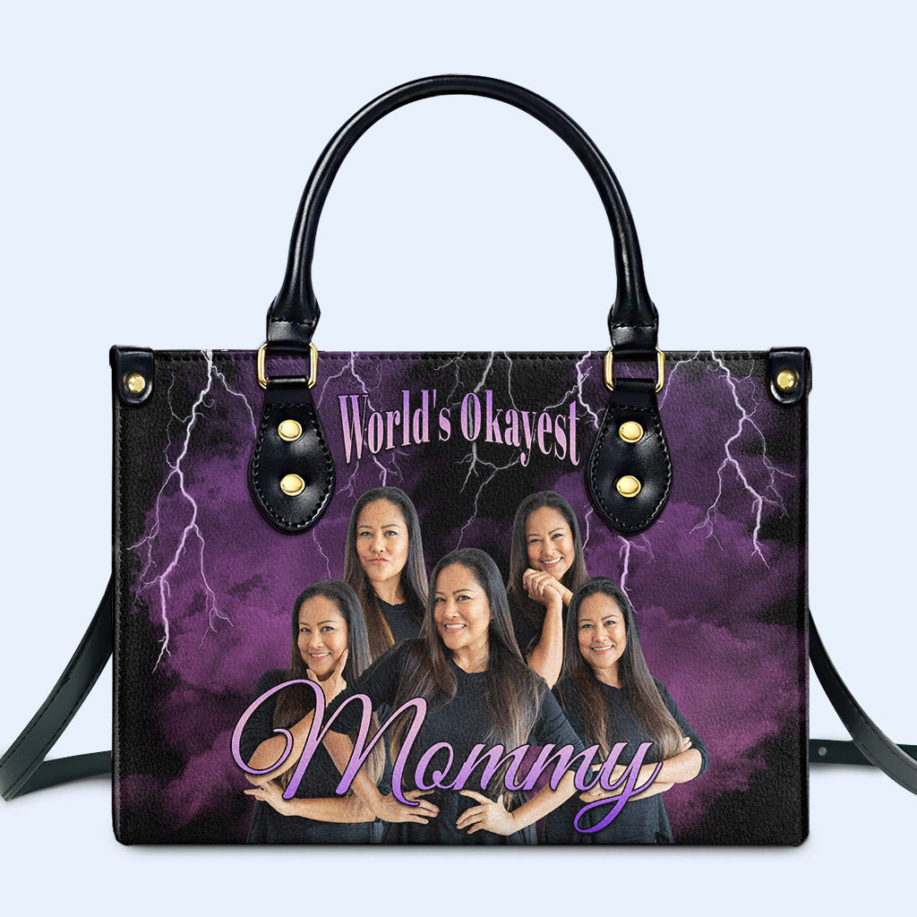 Le plus beau du monde... - Sac à main en cuir personnalisé - FM017_HB