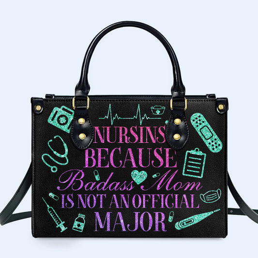 Infirmière 01 - Sac à main en cuir personnalisé - nurse01