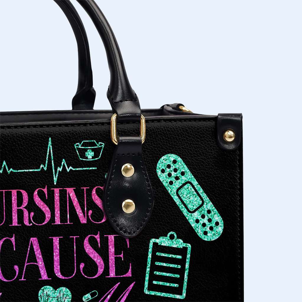 Enfermera 01 - Bolso de mano de cuero personalizado - nurse01