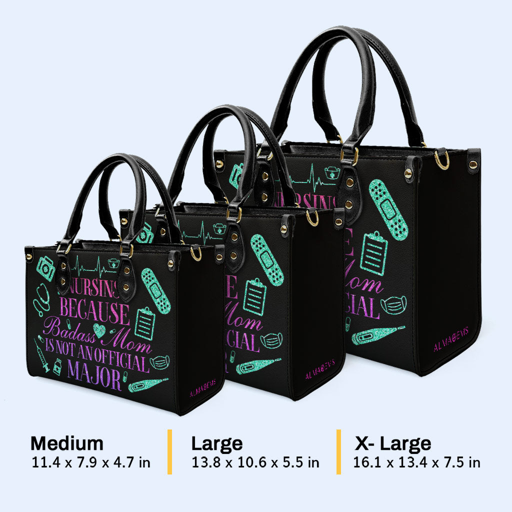 Enfermera 01 - Bolso de mano de cuero personalizado - nurse01