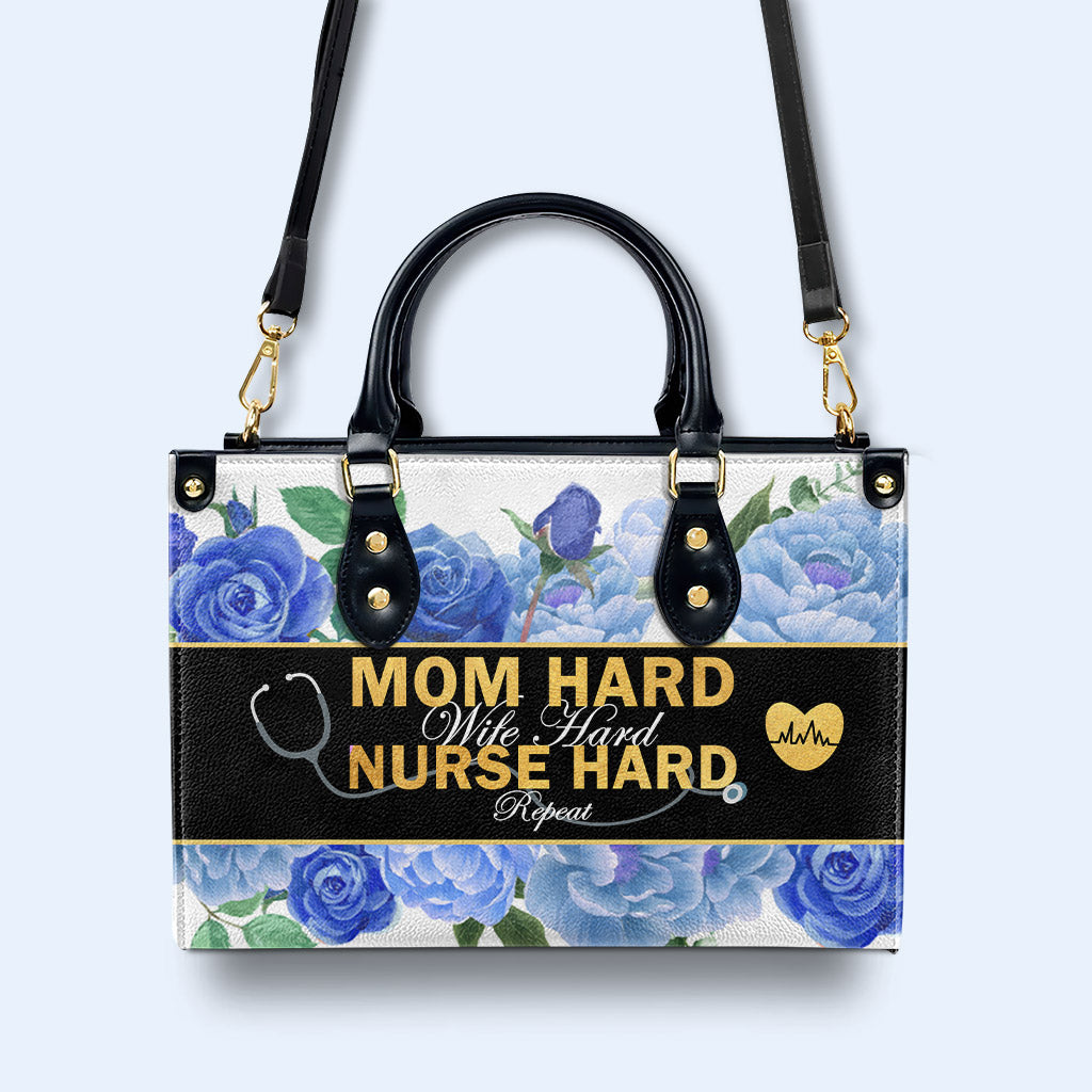 Nurse 02 - Personalized Custom Leather Handbag - nurse02
