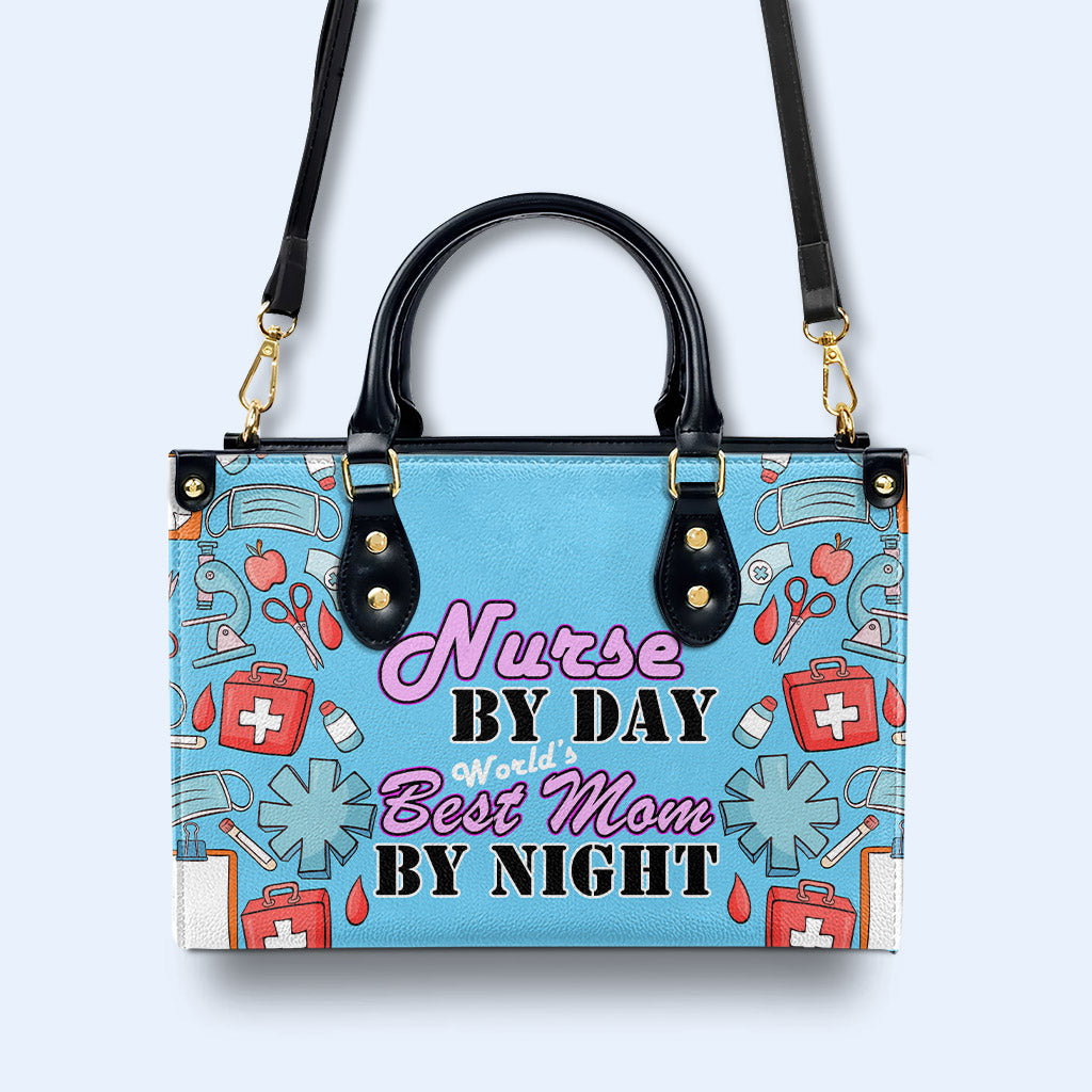 Nurse 04 - Personalized Custom Leather Handbag - nurse04