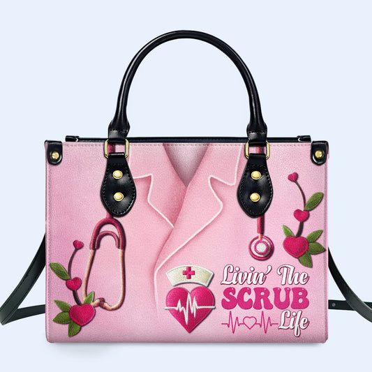 Infirmière 06 - Sac à main en cuir personnalisé - nurse06