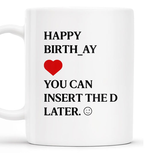 Happy Birthday Special Gift Love Heart - Personalized Custom Coffee Mug - CPL128_MG