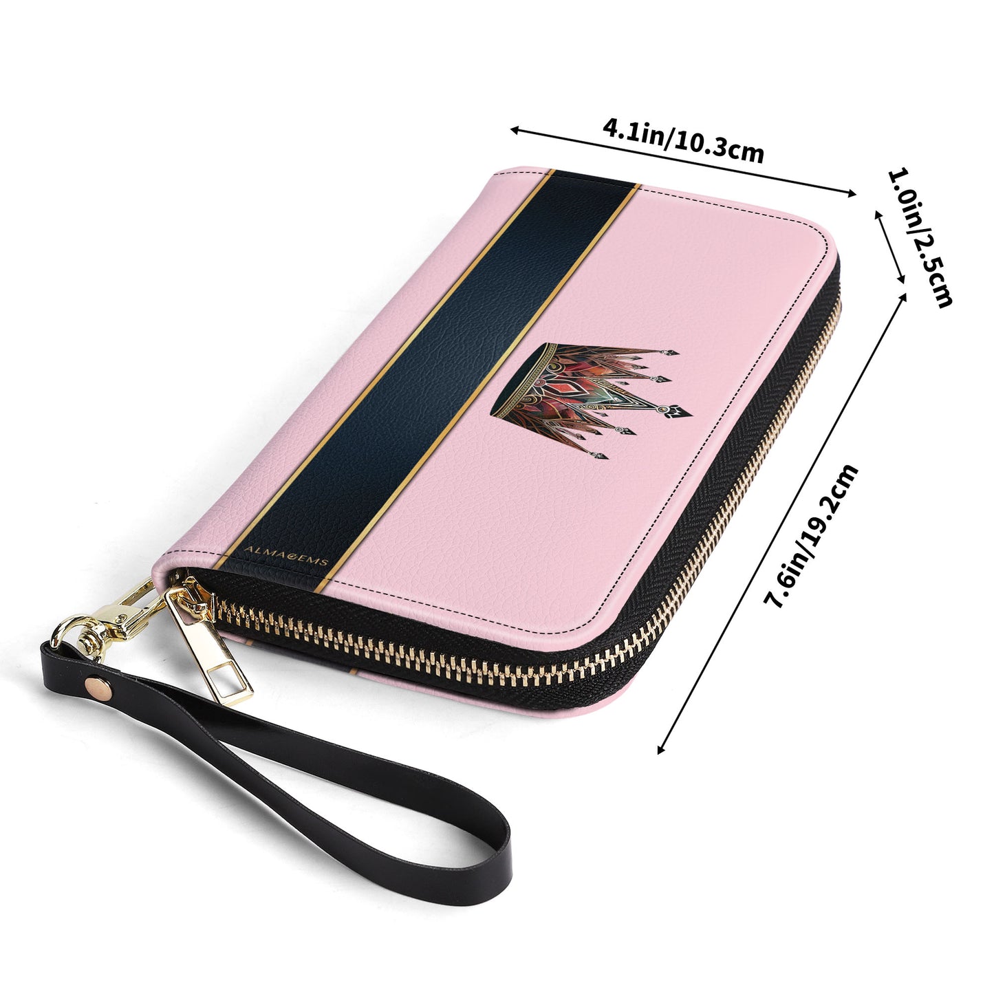 Queen Pink - Women Leather Wallet - queen02pinkWL