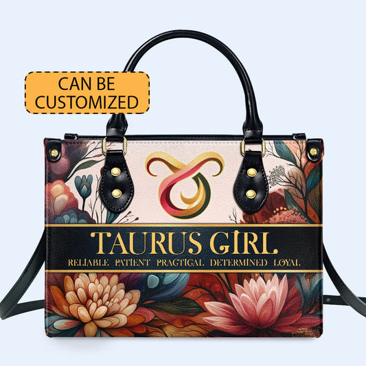 Reine du Zodiaque - Sac à main en cuir personnalisé - queen05flowers