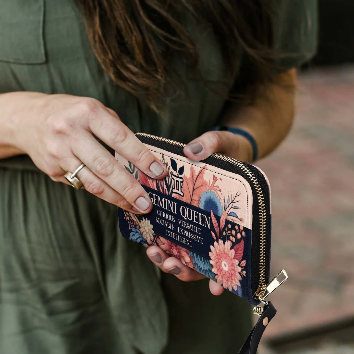 Queen Flowers No.10 - Cartera de piel para mujer - queen10flowersWL