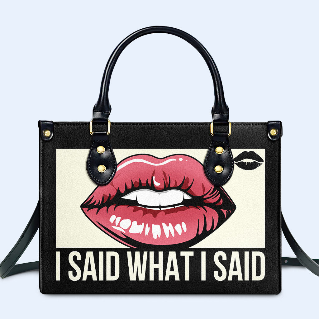 Baddie Energy - Sac à main en cuir personnalisé - DG034_HB