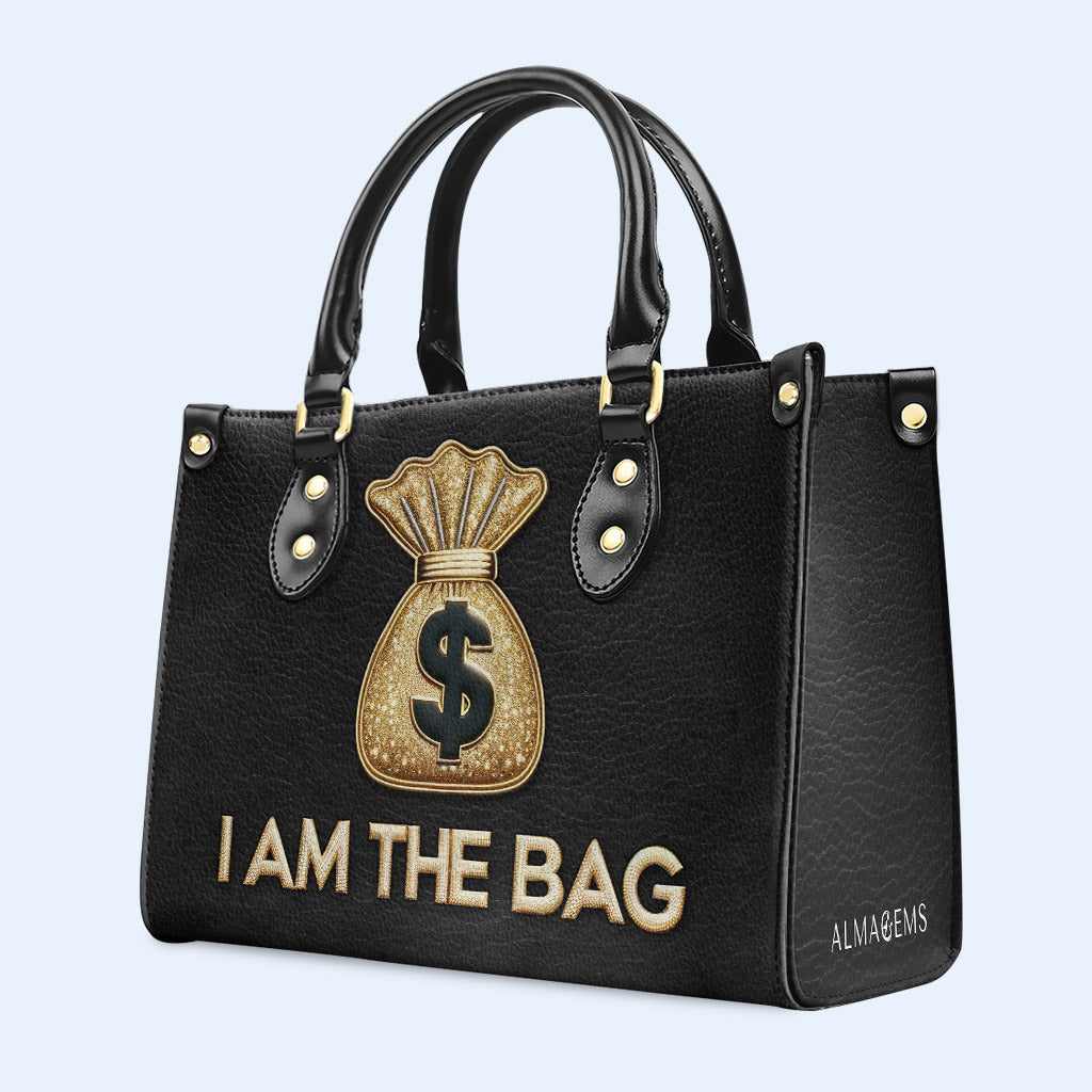 Soy el bolso - Bolso de mano de cuero personalizado - thebag01