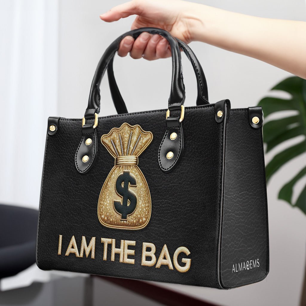 Soy el bolso - Bolso de mano de cuero personalizado - thebag01