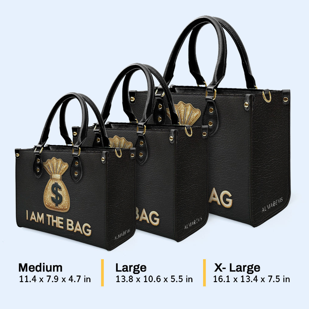 Soy el bolso - Bolso de mano de cuero personalizado - thebag01