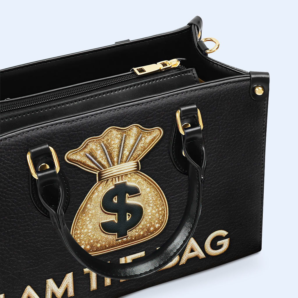 Soy el bolso - Bolso de mano de cuero personalizado - thebag01
