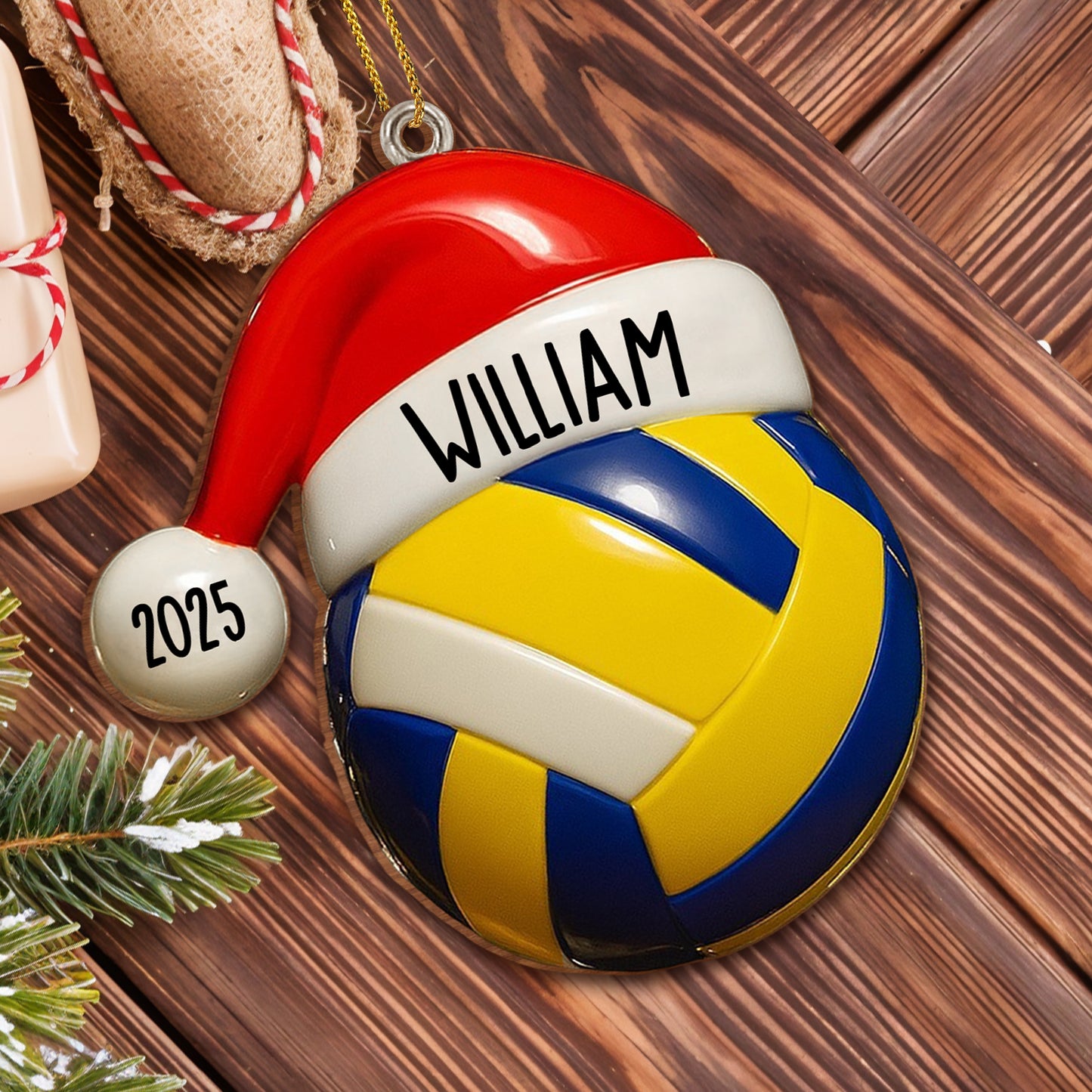 Celebrate Your Special Moments With a Personalized Tennis Ball - Personalized Custom Wood Ornament, Custom Shaped - SPORT021_WDO