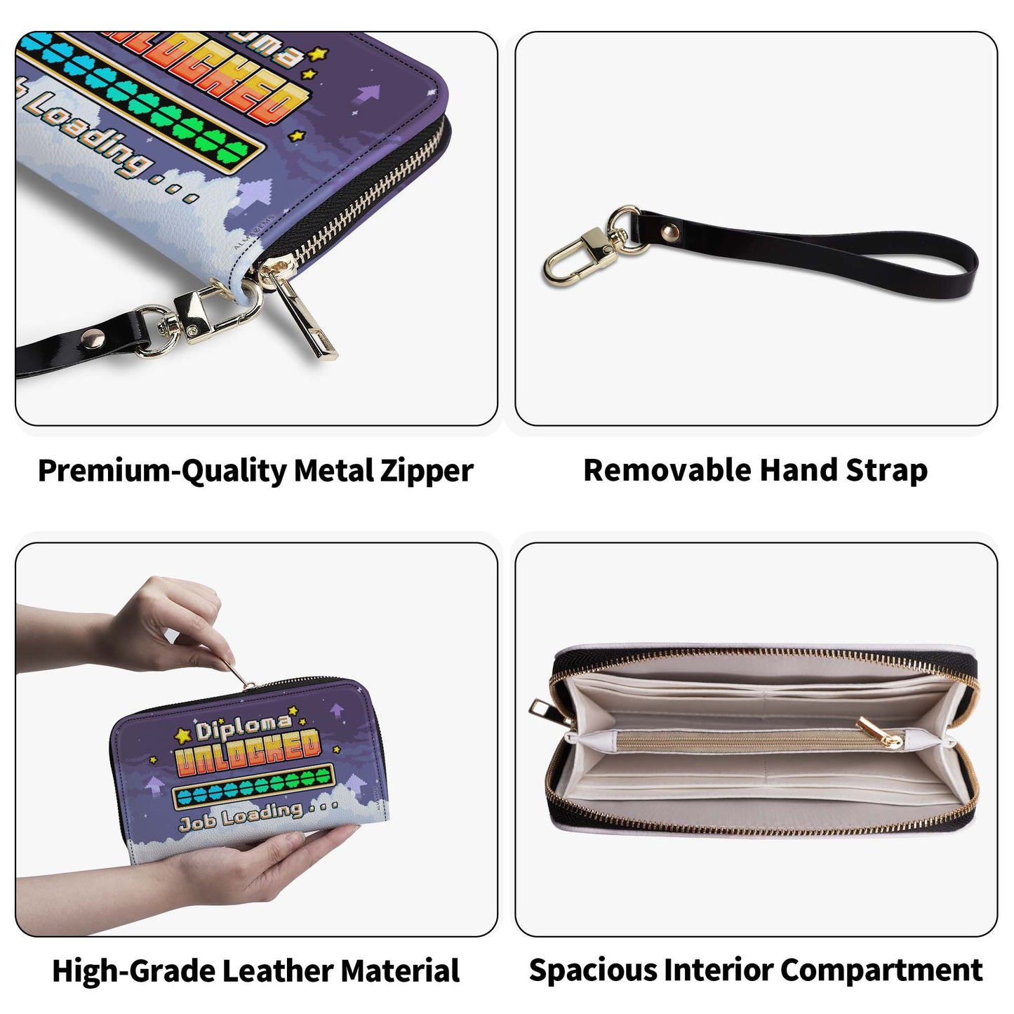 Diploma UNLOCKED - Women Leather Wallet - WW02